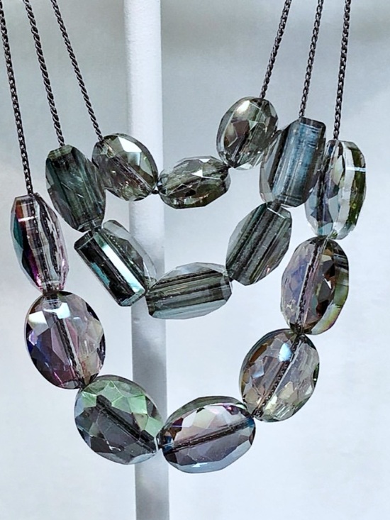 Kenneth Cole Jewelry - Kenneth Cole Iridescent Black and Blue Necklace